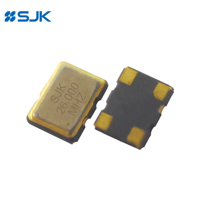 Độ tin cậy cao SJK-8W 19.2MHz SMD3225 VC-TCXO với loại đầu ra sóng sinus cắt